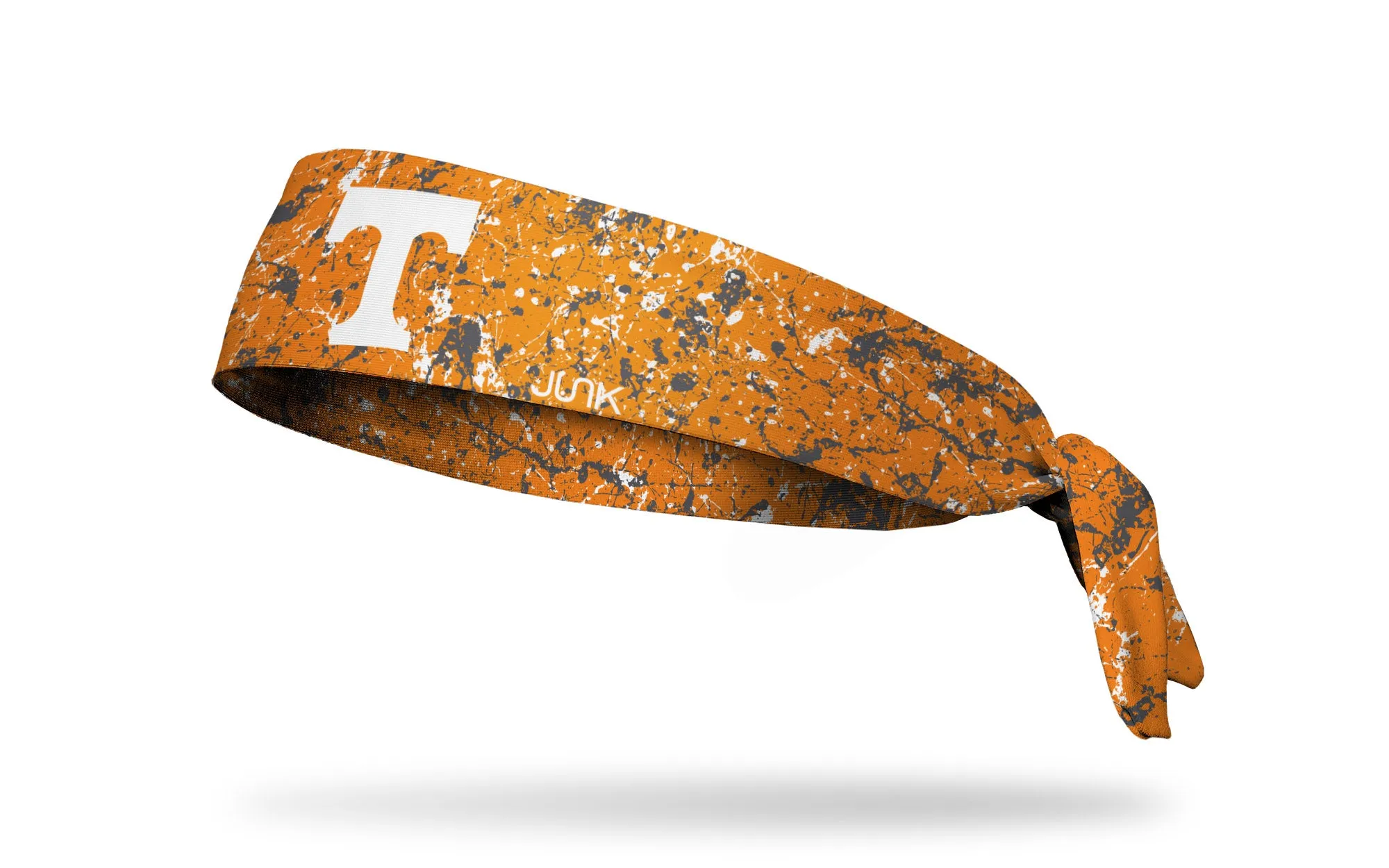 University of Tennessee: Splatter Orange Flex Tie Headband sold by JUNK Brands