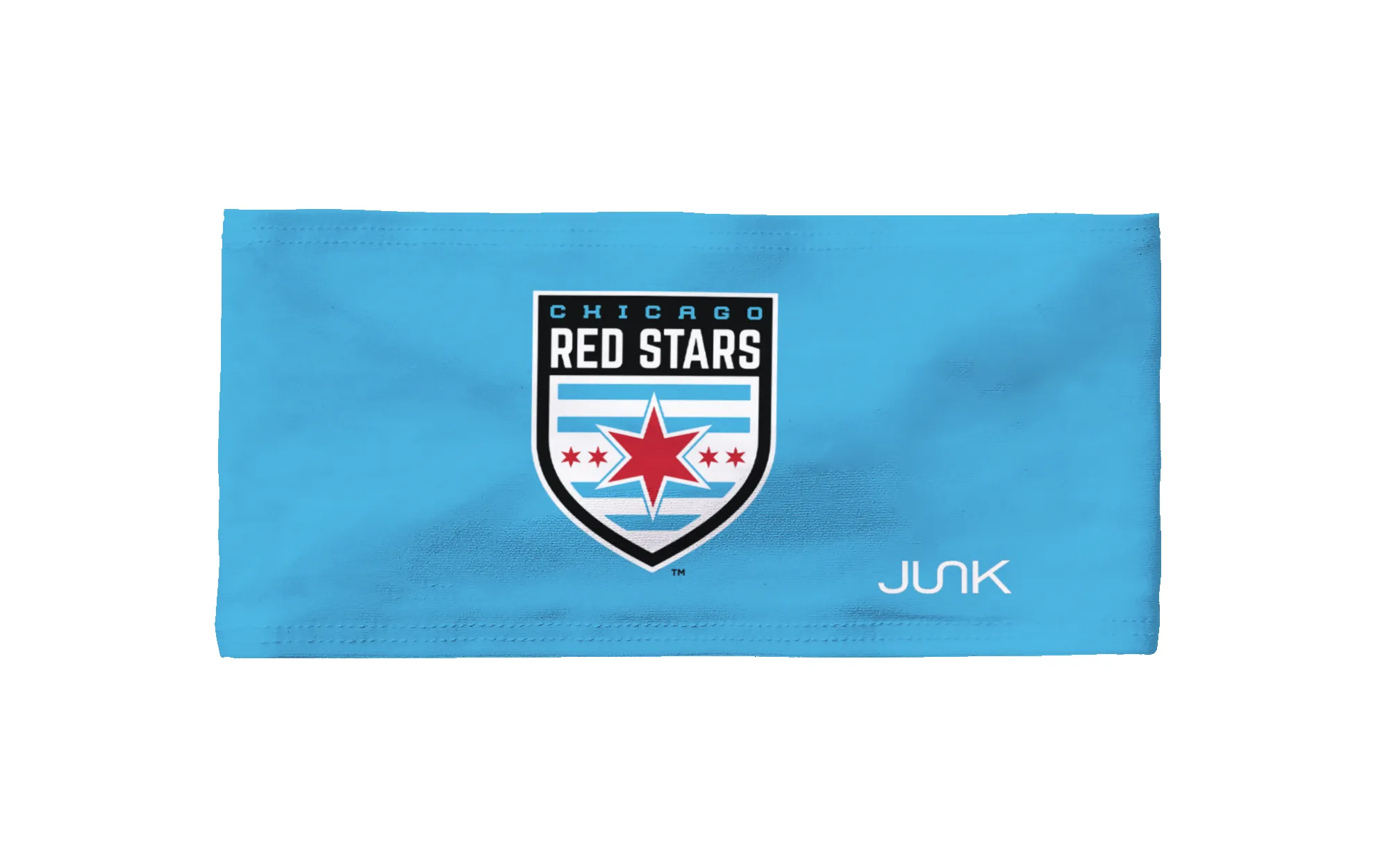 Chicago Stars FC: Logo Blue Big Bang Lite Headband sold by JUNK Brands product image thumbnail 3