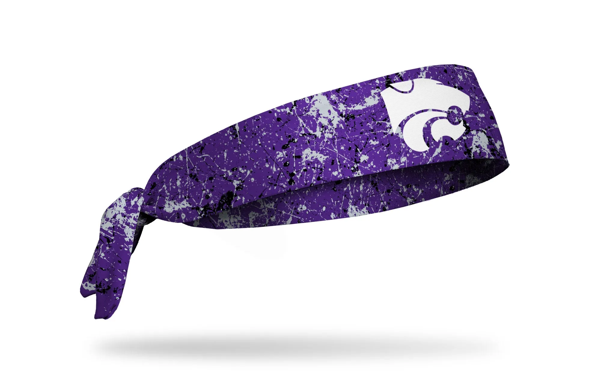 Kansas State University: Splatter Purple Flex Tie Headband sold by JUNK Brands product image thumbnail 2