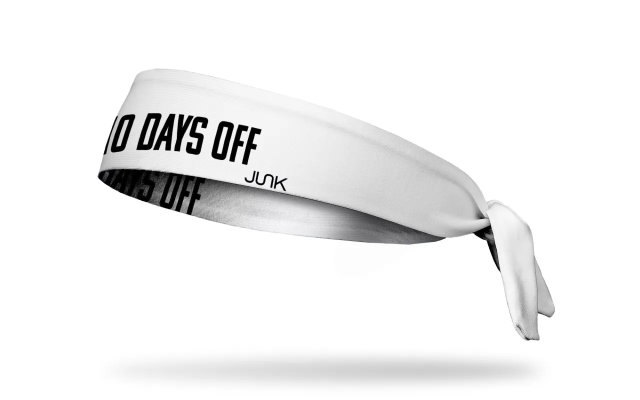 No Days Off Flex Tie Headband sold by JUNK Brands