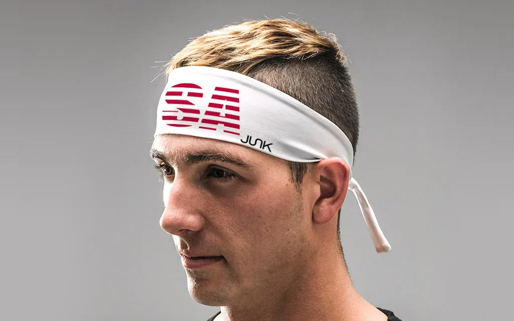 Land of the Free Tie Headband sold by JUNK Brands product image thumbnail 4