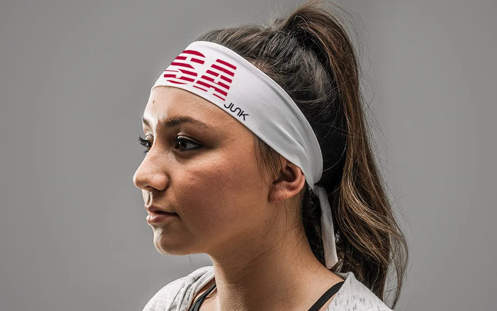 Land of the Free Tie Headband sold by JUNK Brands product image thumbnail 3