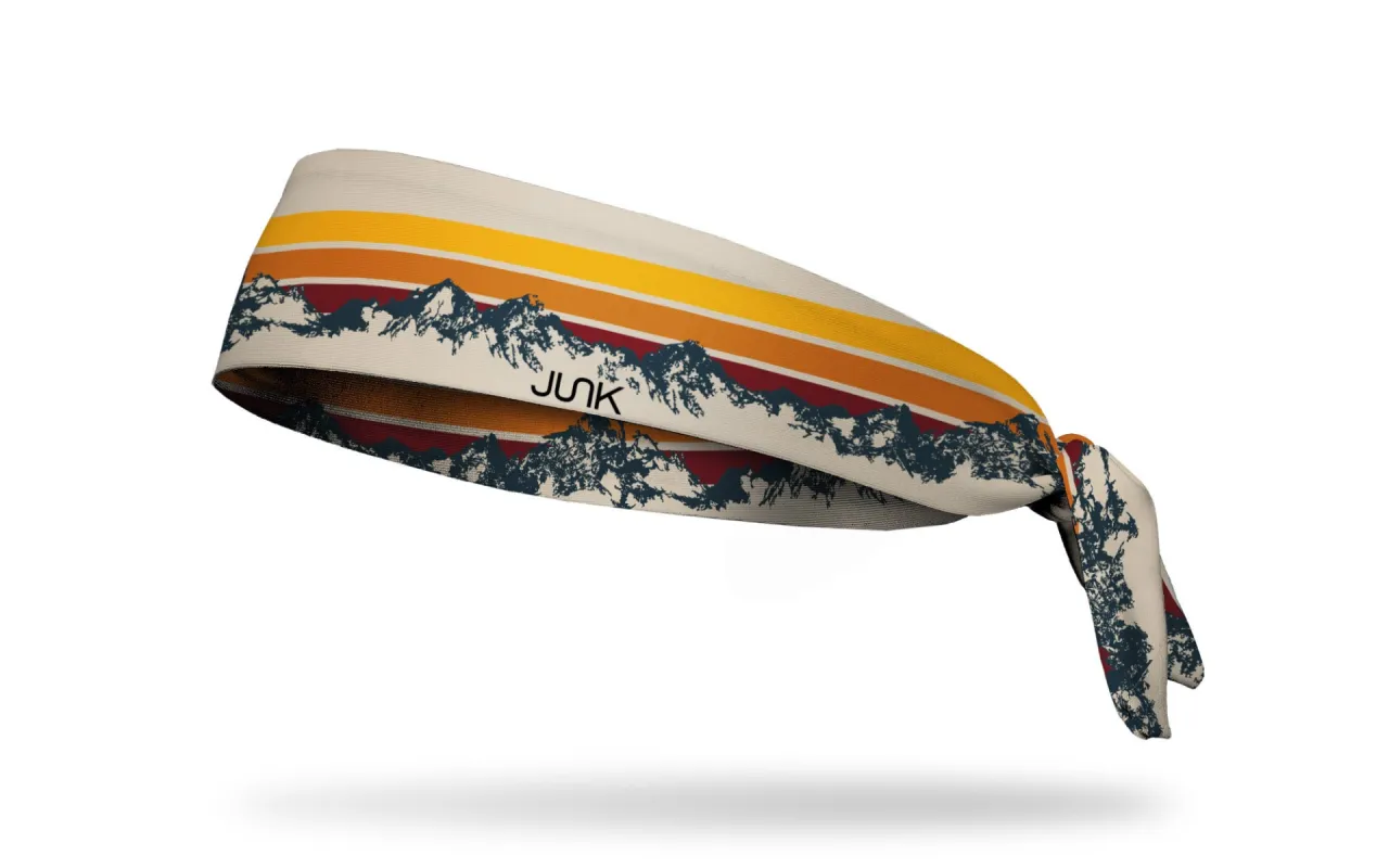 Mountain Climber Flex Tie Headband sold by JUNK Brands