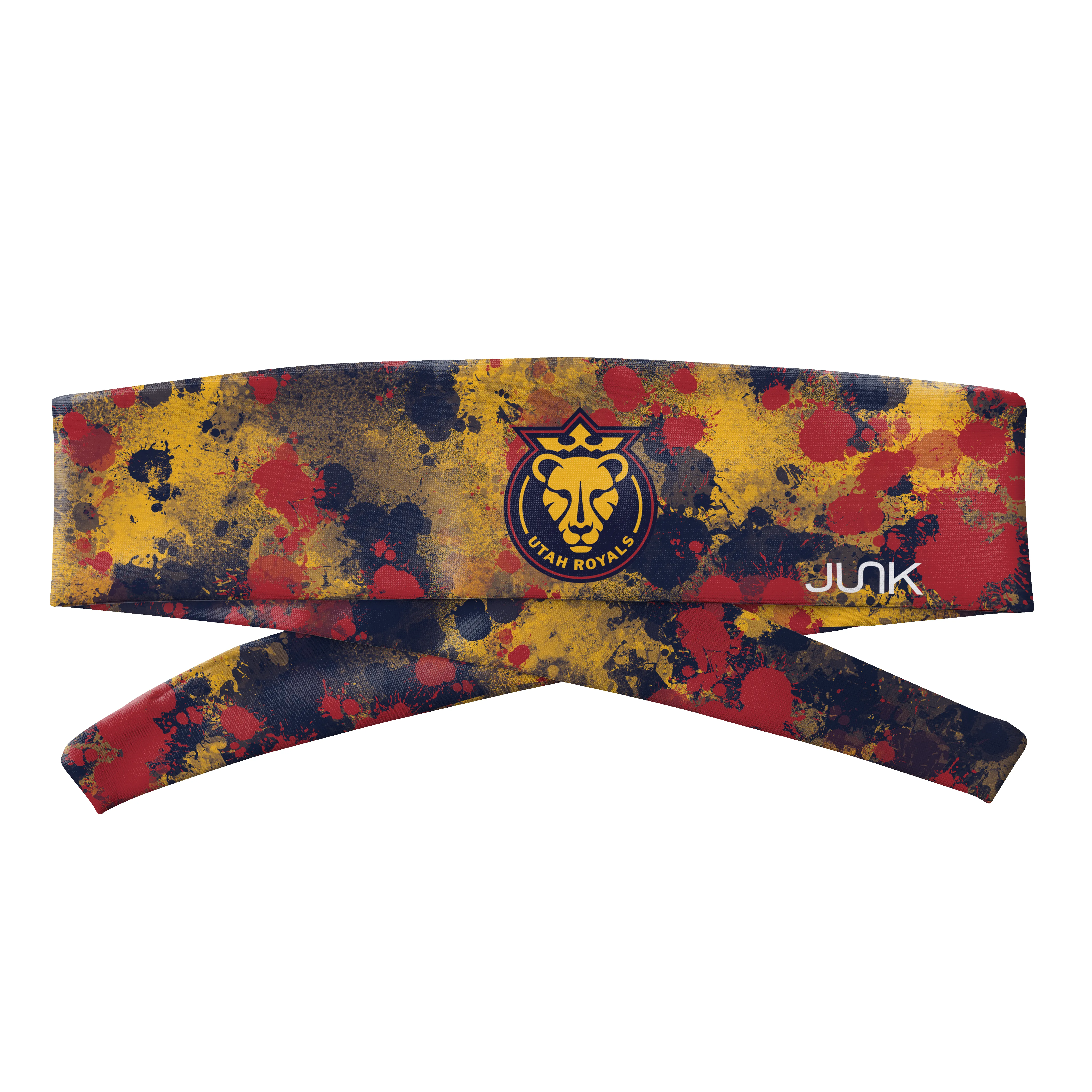 Utah Royals: Splatter Flex Tie Headband sold by JUNK Brands product image thumbnail 3