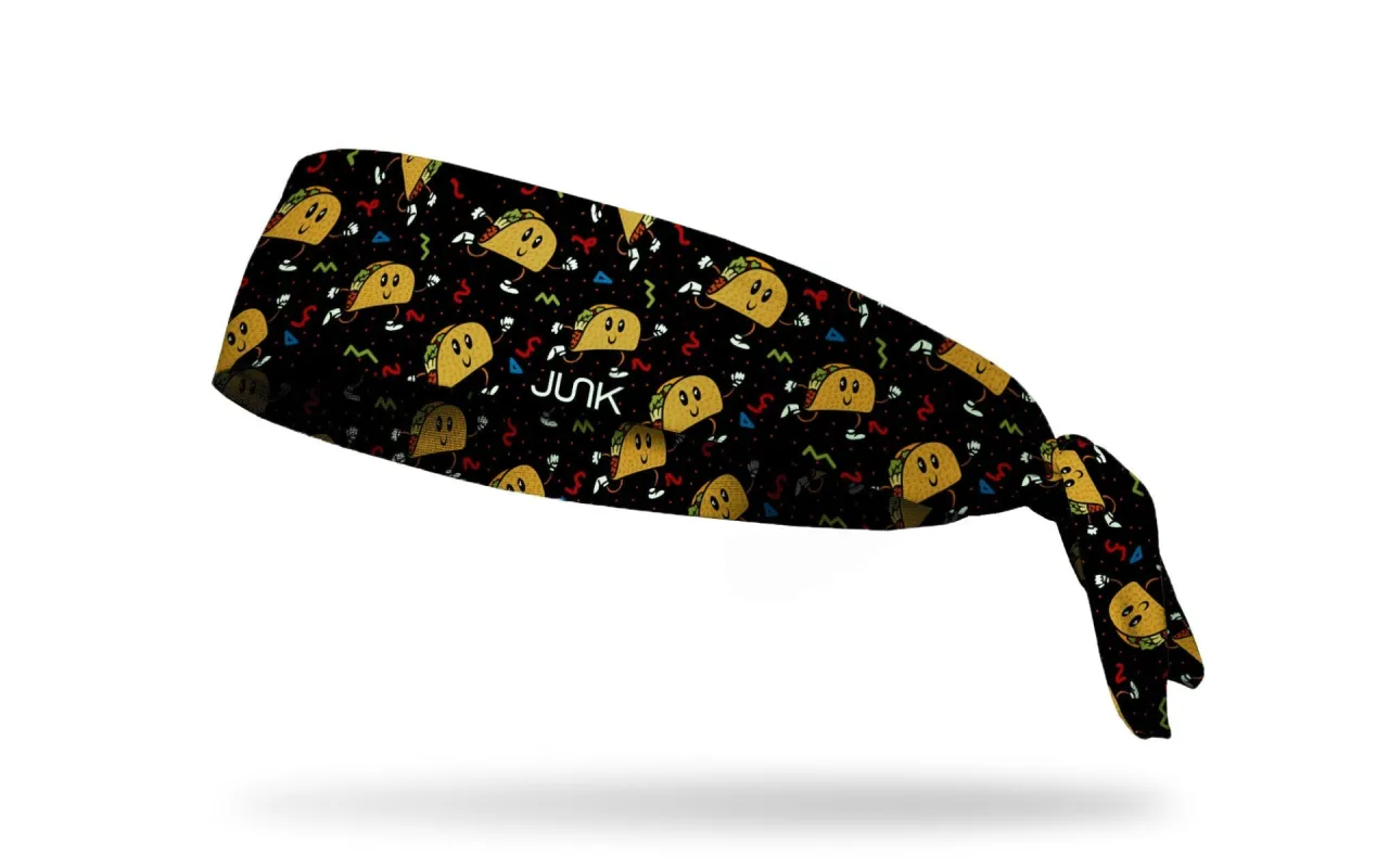 Taco 'Bout It Tie Headband sold by JUNK Brands