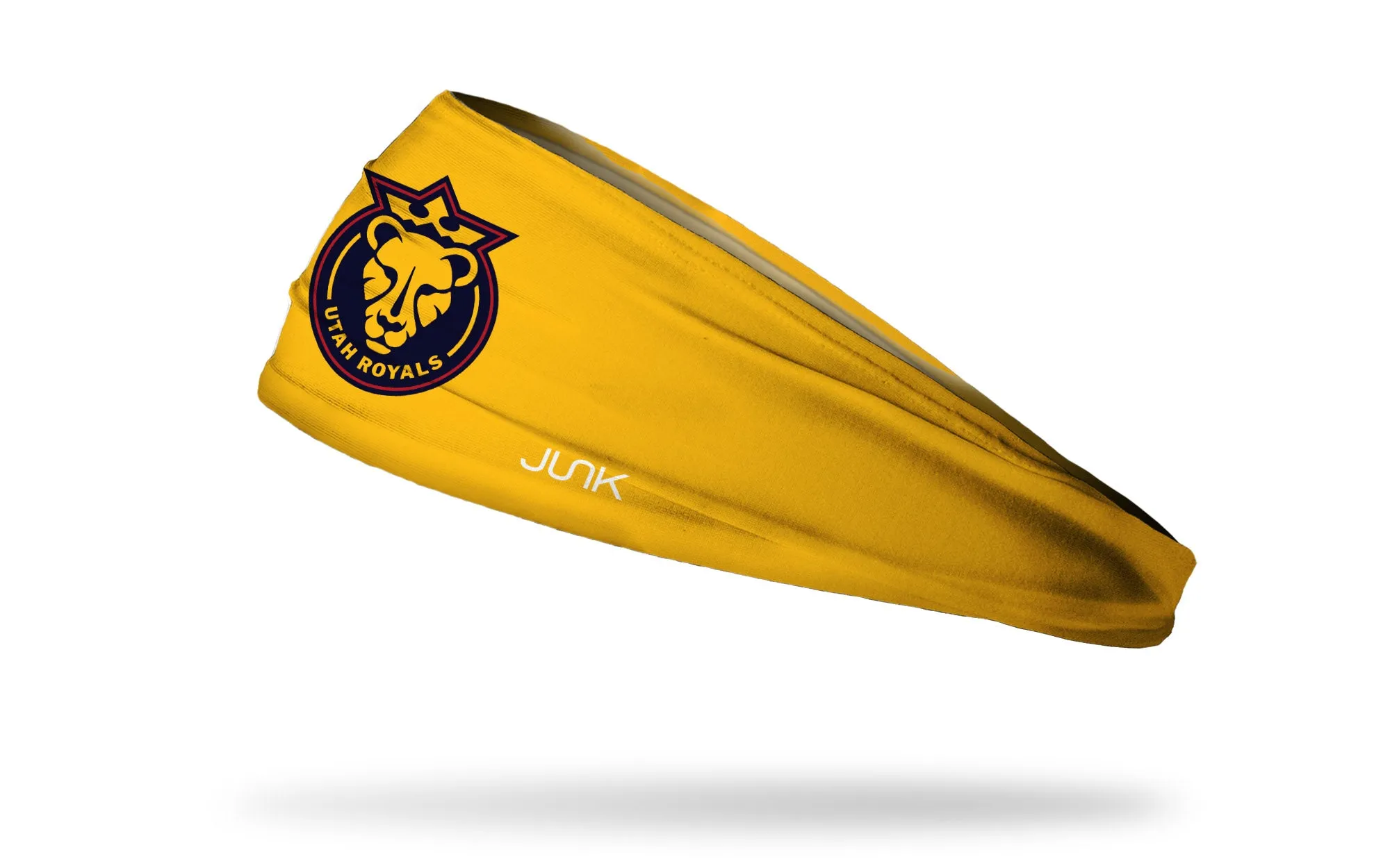 Utah Royals: Logo Yellow Big Bang Lite Headband sold by JUNK Brands
