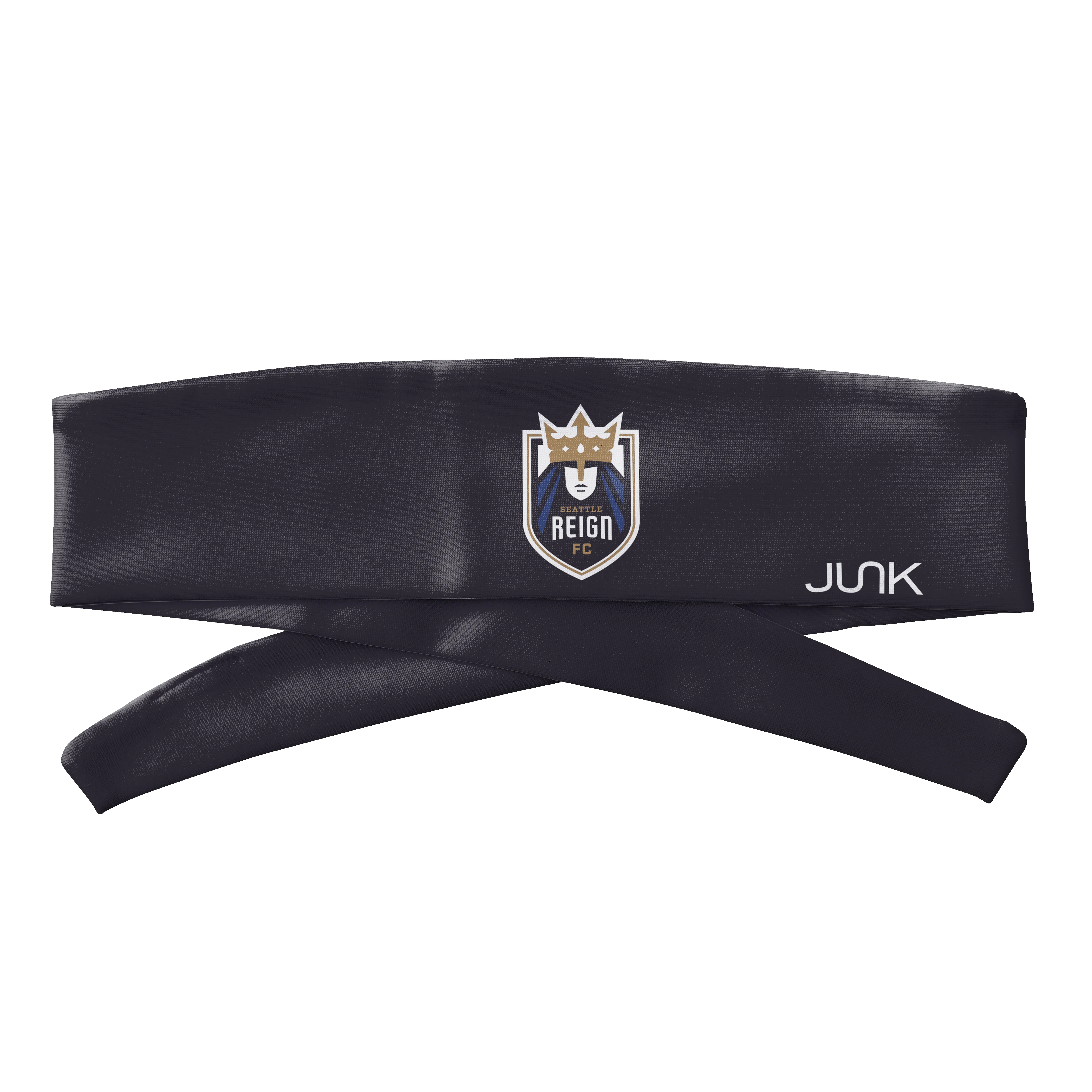 Seattle Reign FC: Logo Navy Flex Tie Headband sold by JUNK Brands product image thumbnail 3