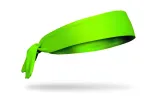 Neon Green Flex Tie Headband sold by JUNK Brands
