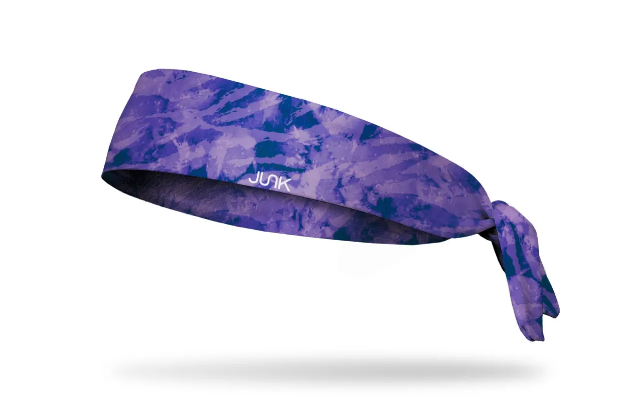 Digital Lavender Flex Tie Headband sold by JUNK Brands