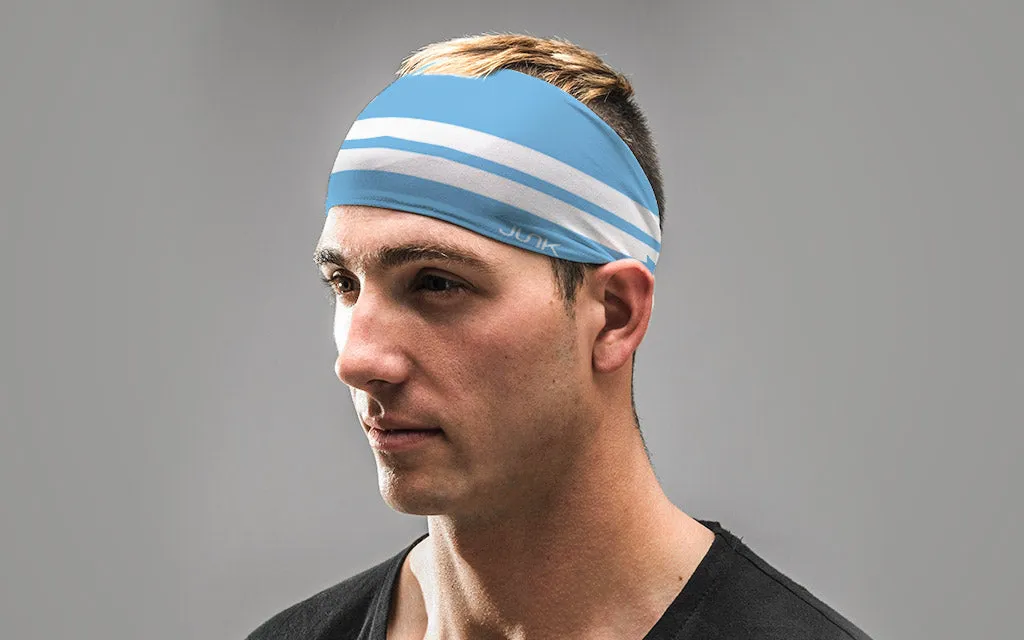 Varsity Stripe (Sky Blue) Big Bang Lite Headband sold by JUNK Brands product image thumbnail 4