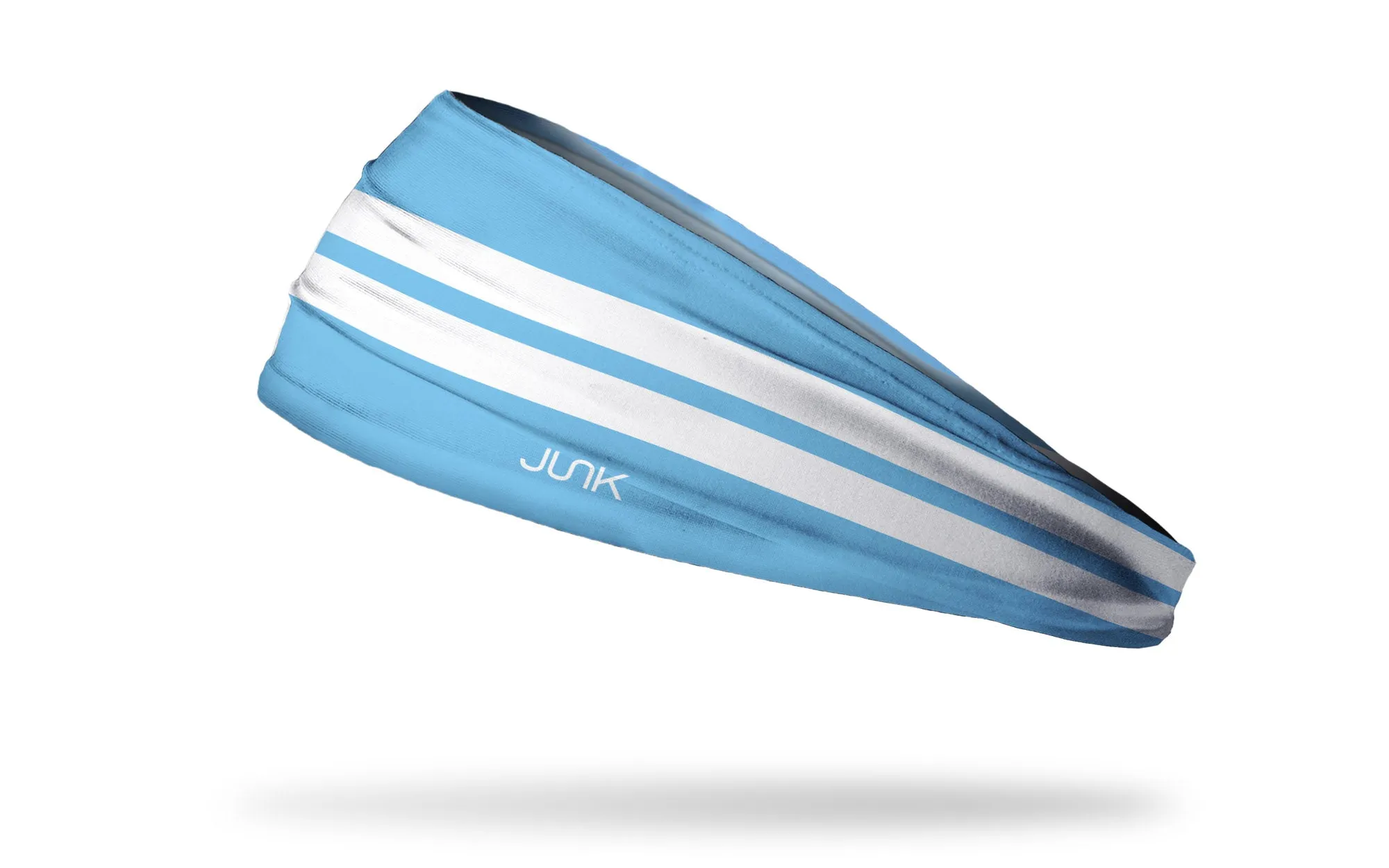 Varsity Stripe (Sky Blue) Big Bang Lite Headband sold by JUNK Brands