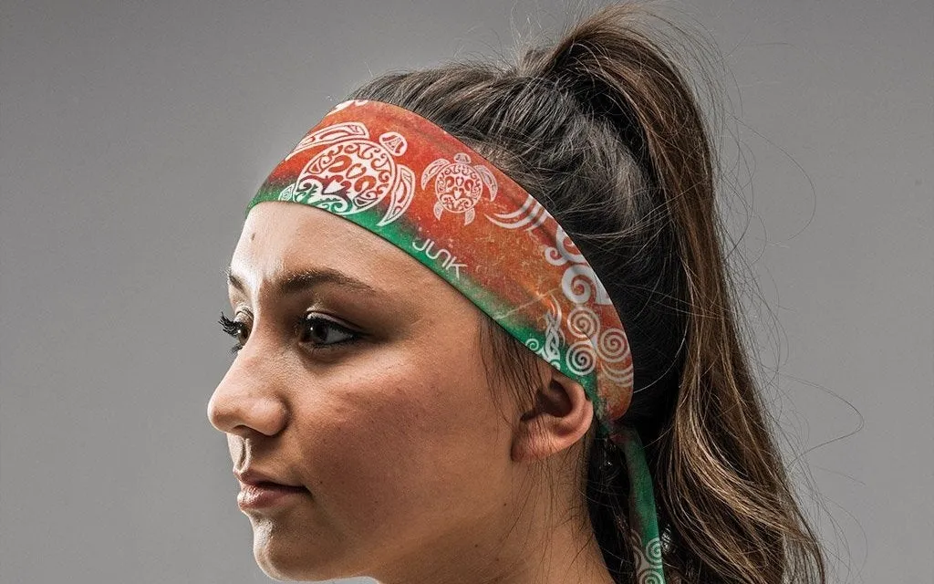 Honu Break Flex Tie Headband sold by JUNK Brands product image thumbnail 3