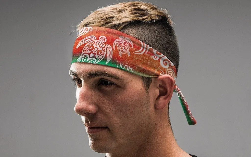 Honu Break Flex Tie Headband sold by JUNK Brands product image thumbnail 4