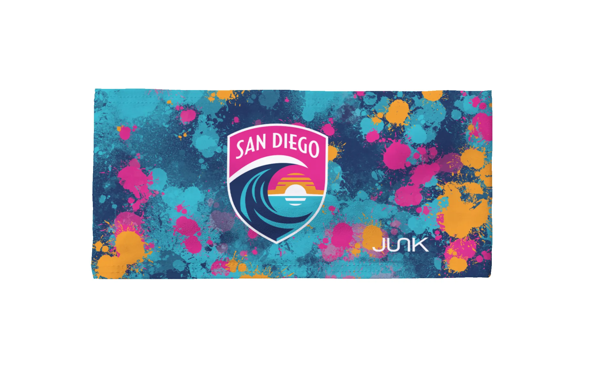 San Diego Wave FC: Splatter Big Bang Lite Headband sold by JUNK Brands product image thumbnail 3