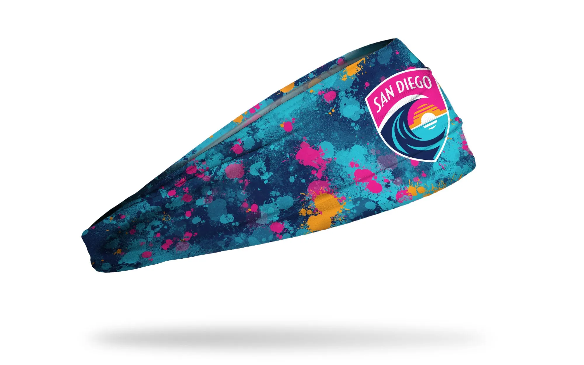 San Diego Wave FC: Splatter Big Bang Lite Headband sold by JUNK Brands product image thumbnail 2