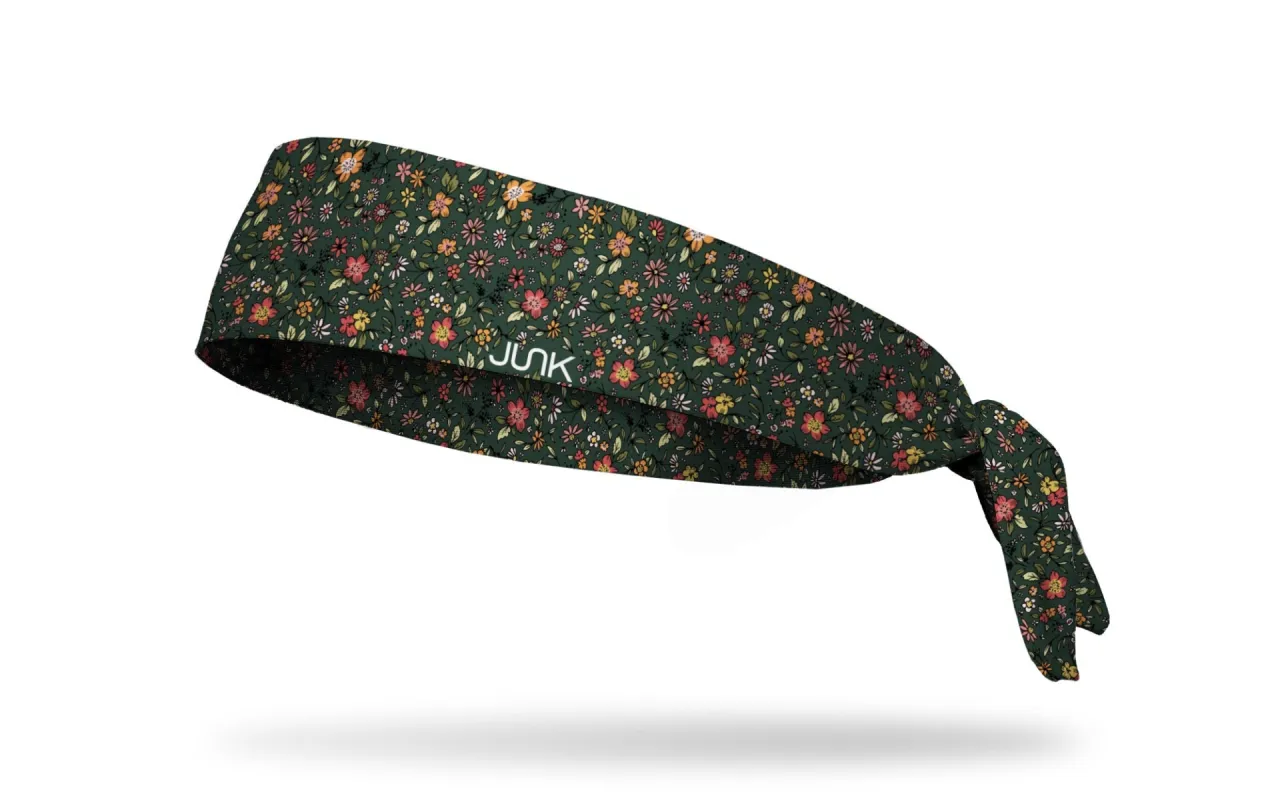 Flowering Florets Tie Headband sold by JUNK Brands