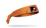 Philadelphia Flyers: Logo Orange Flex Tie Headband sold by JUNK Brands