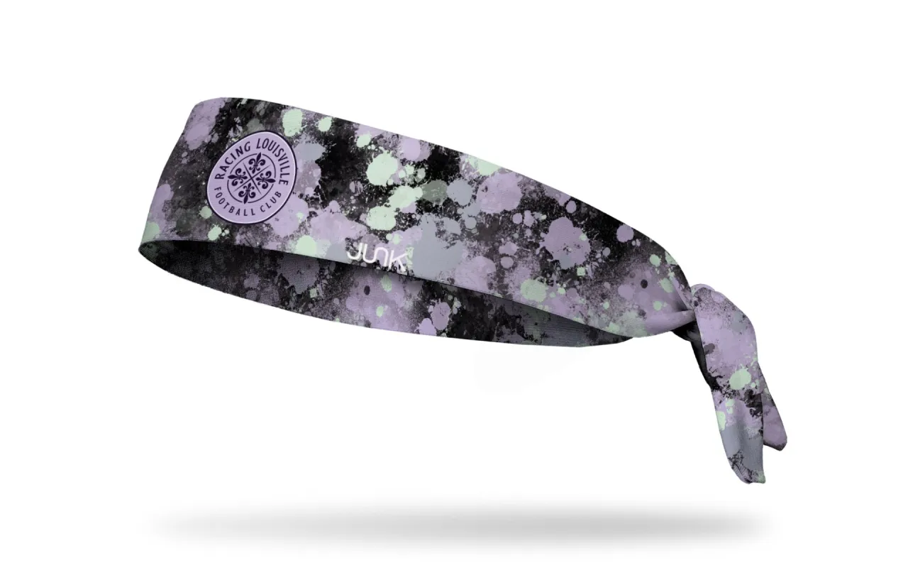 Racing Louisville FC: Splatter Flex Tie Headband sold by JUNK Brands