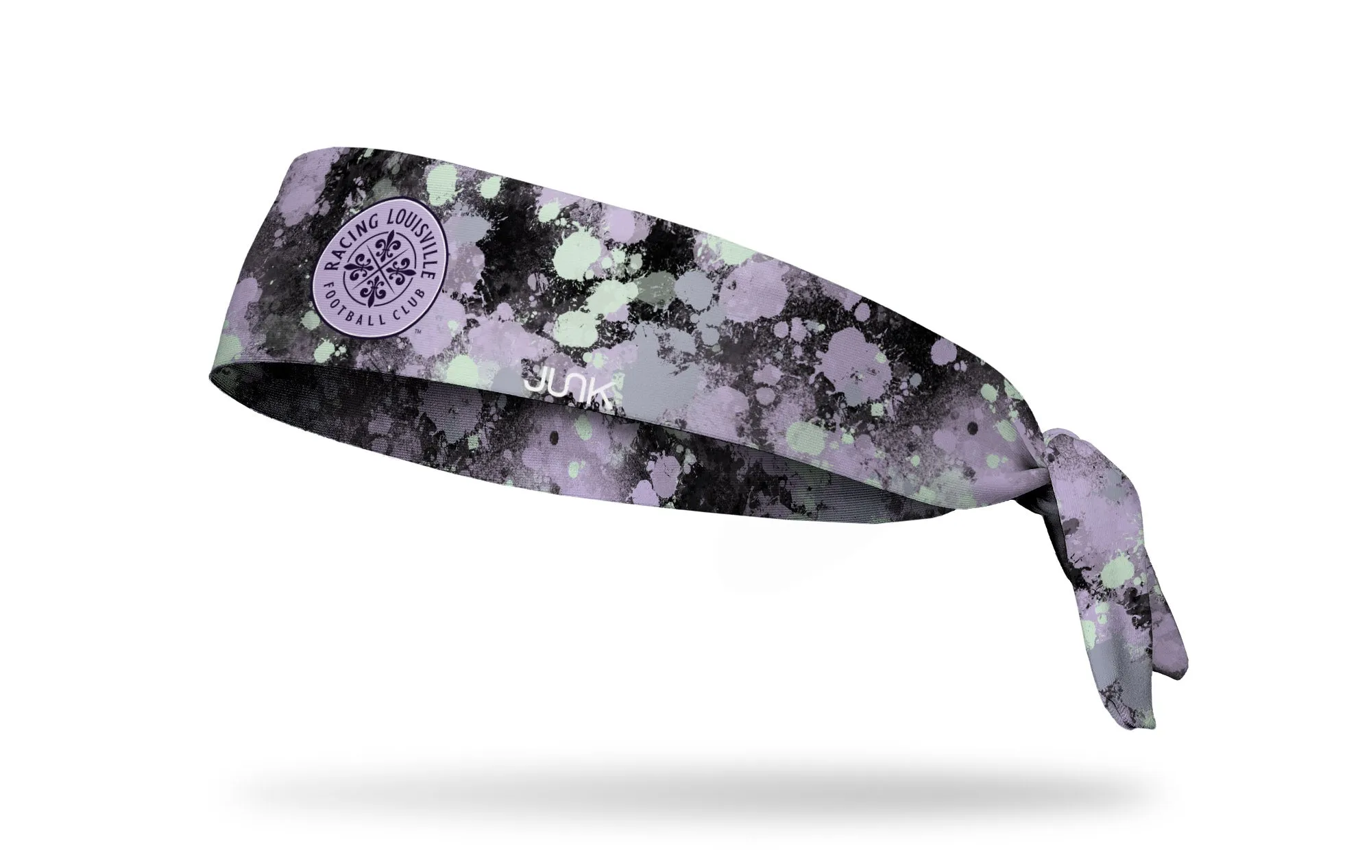 Racing Louisville FC: Splatter Flex Tie Headband sold by JUNK Brands