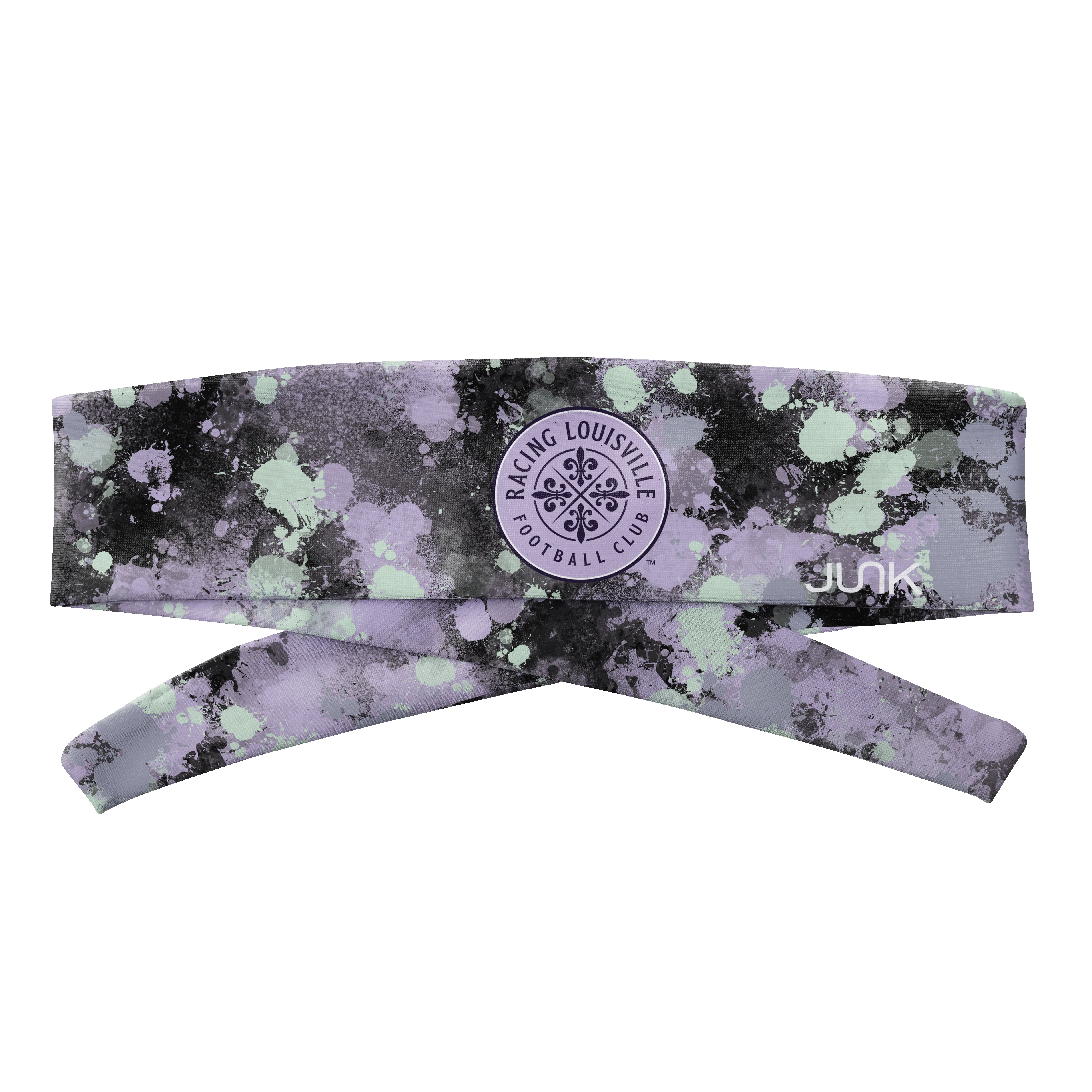 Racing Louisville FC: Splatter Flex Tie Headband sold by JUNK Brands product image thumbnail 3
