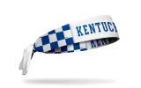 University of Kentucky: Checkered White Flex Tie Headband sold by JUNK Brands
