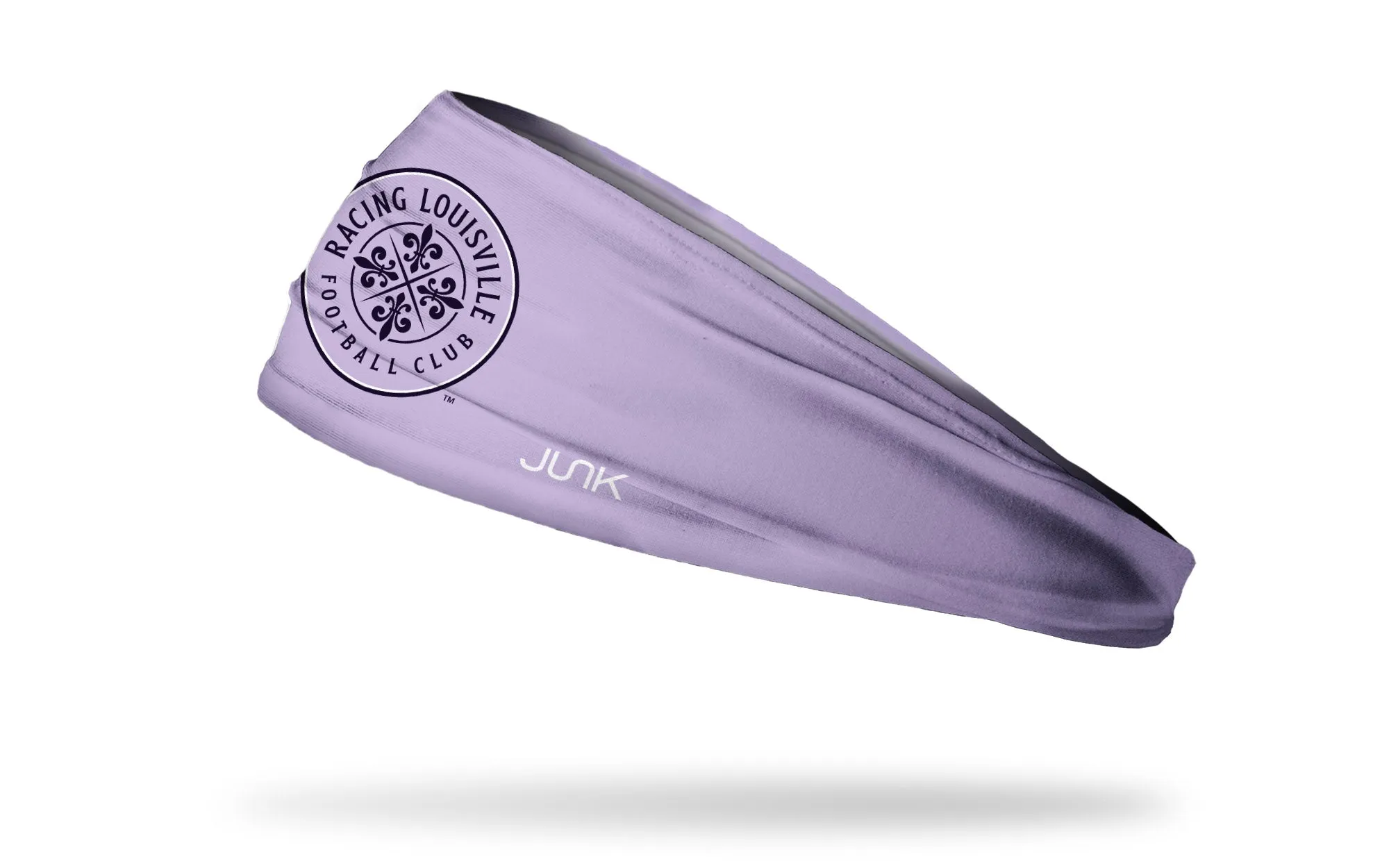 Racing Louisville FC: Logo Purple Big Bang Lite Headband sold by JUNK Brands
