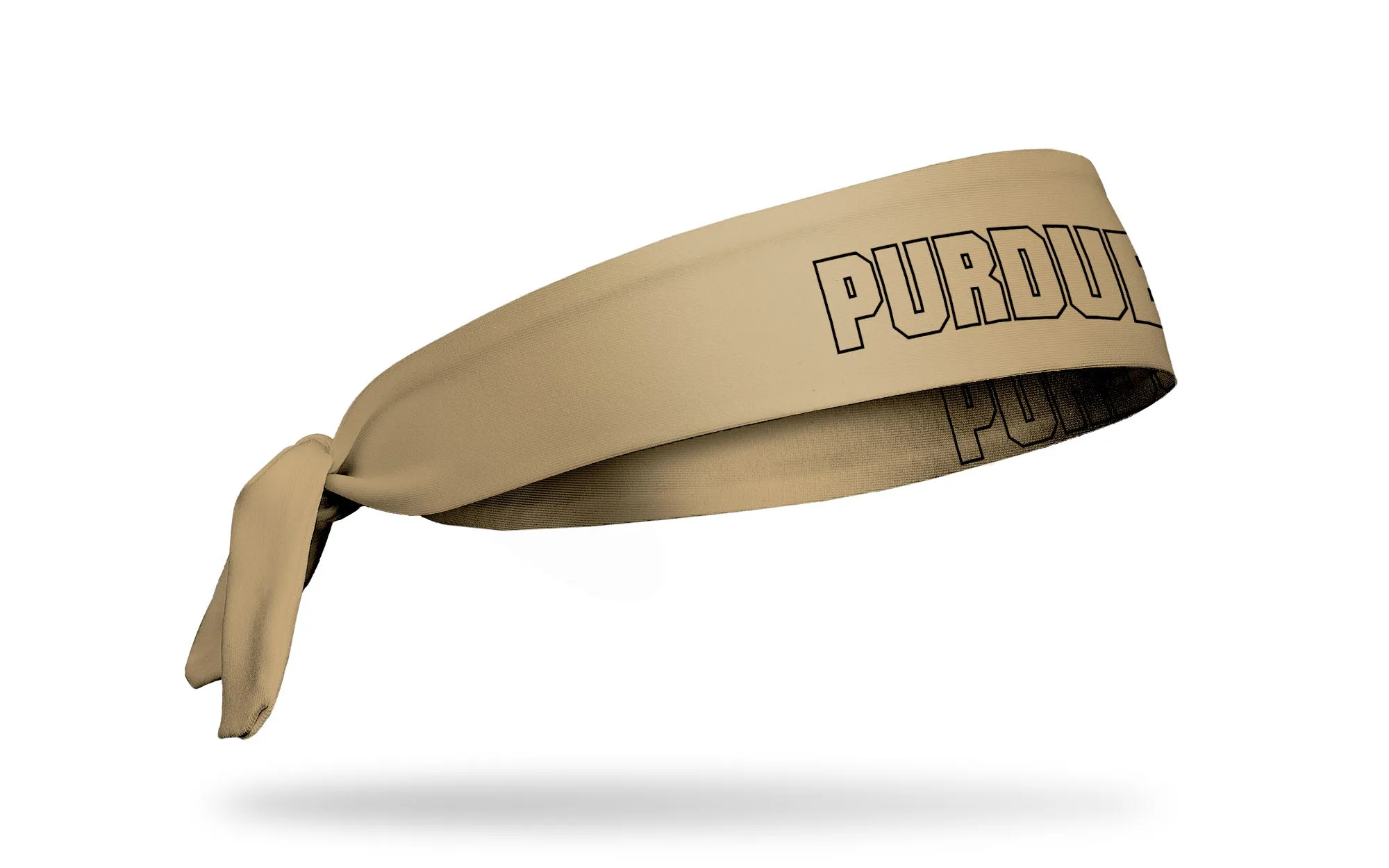 Purdue University: Wordmark Gold Flex Tie Headband sold by JUNK Brands product image thumbnail 2