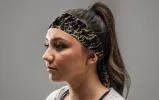 Dripping Gold Flex Tie Headband sold by JUNK Brands