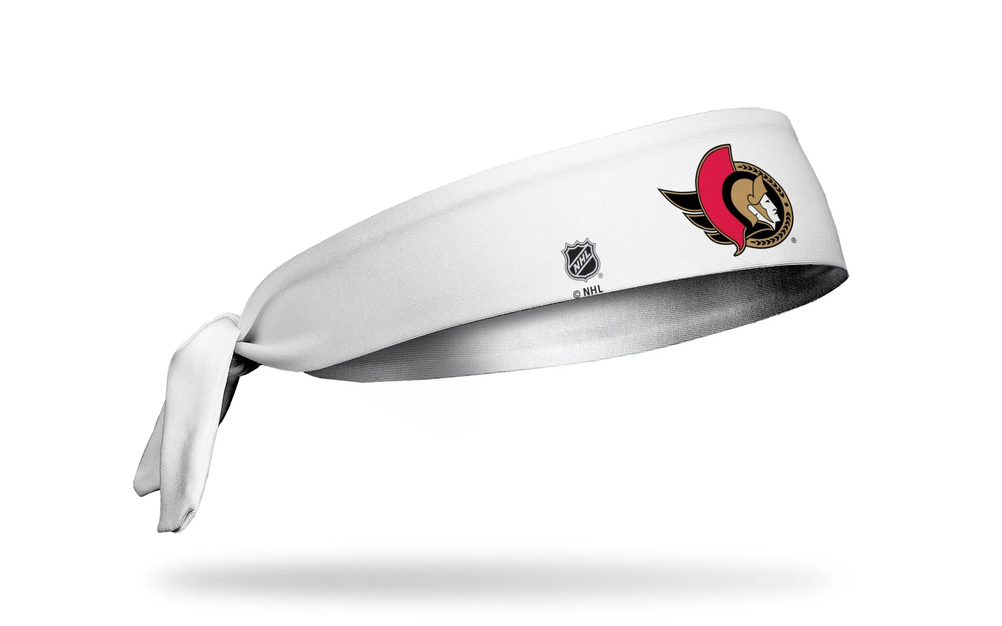 Ottawa Senators: Logo White Flex Tie Headband sold by JUNK Brands product image thumbnail 2