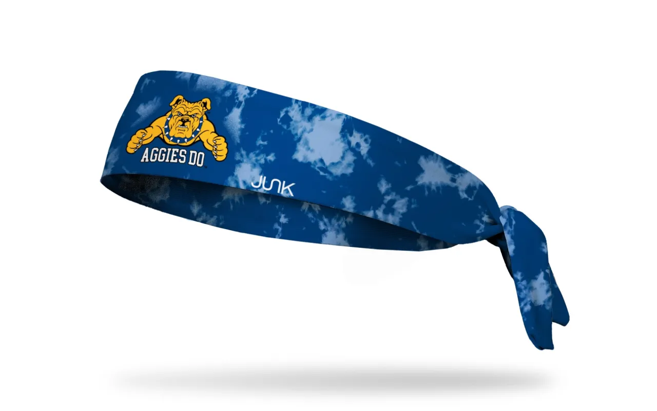North Carolina A&T: Tie Dye Tie Headband sold by JUNK Brands
