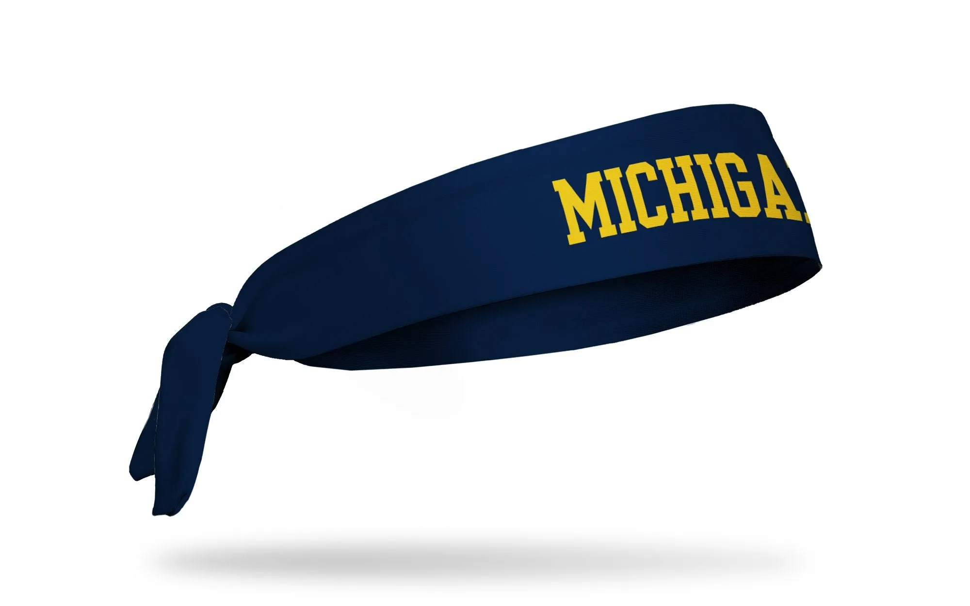 University of Michigan: Wordmark Blue Flex Tie Headband sold by JUNK Brands product image thumbnail 2