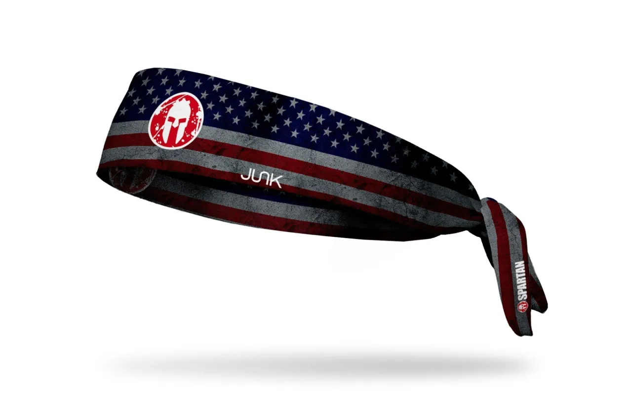 Spartan Americana Flex Tie Headband sold by JUNK Brands
