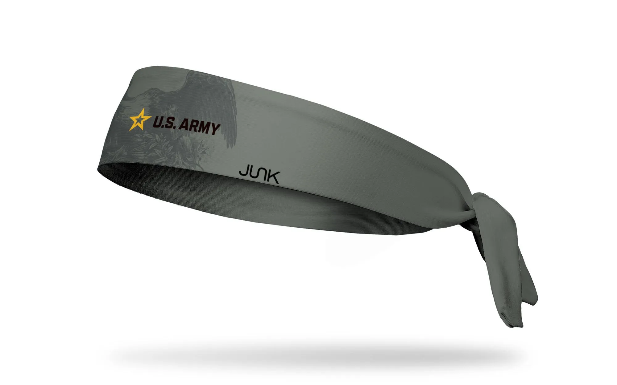 Army: Wordmark Crest Flex Tie Headband sold by JUNK Brands