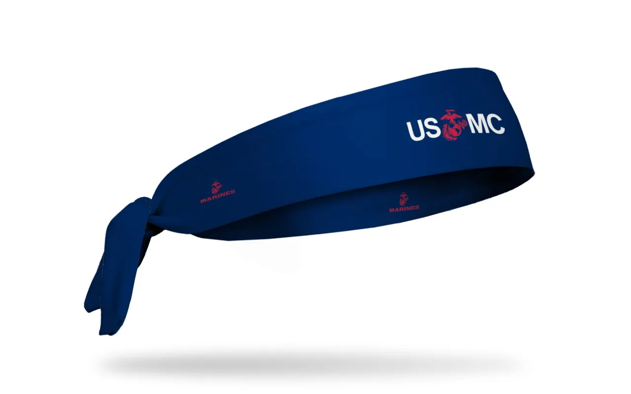 Marines: USMC Navy Flex Tie Headband sold by JUNK Brands