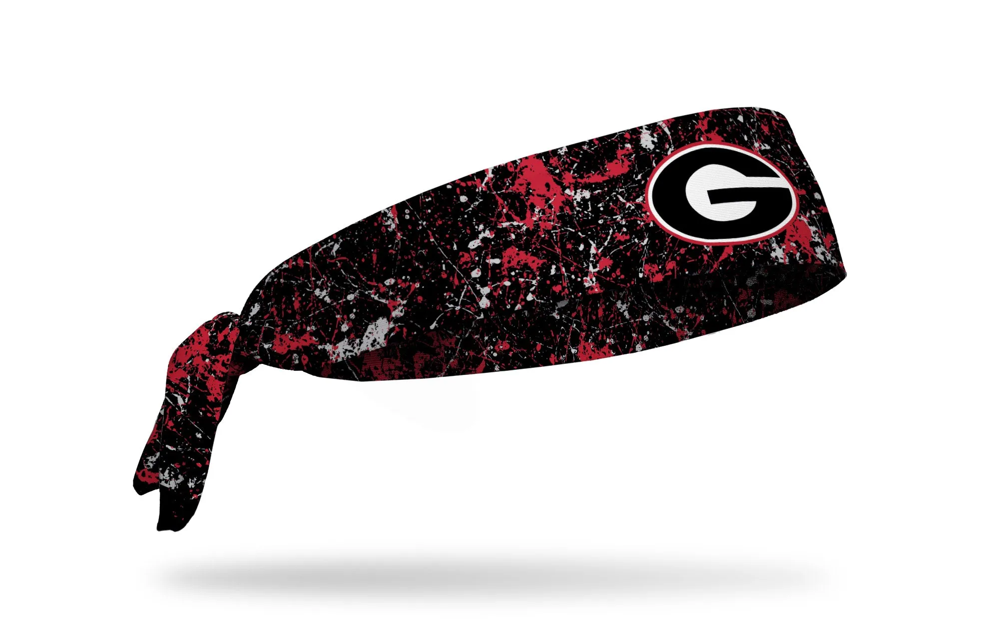 University of Georgia: Splatter Black Flex Tie Headband sold by JUNK Brands product image thumbnail 2