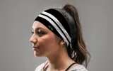 Varsity Stripe (Black) Big Bang Lite Headband sold by JUNK Brands