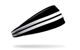 Varsity Stripe (Black) Big Bang Lite Headband sold by JUNK Brands