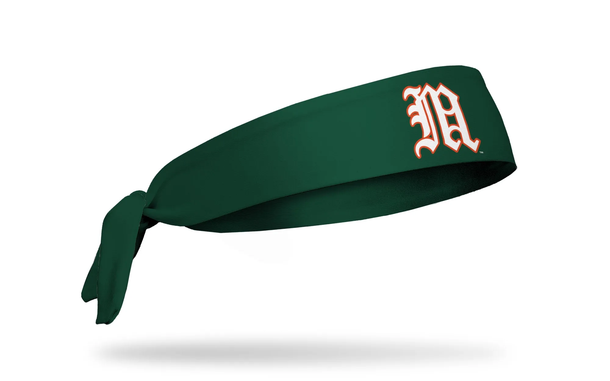 University of Miami: Baseball M Flex Tie Headband sold by JUNK Brands product image thumbnail 2