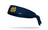 University of Notre Dame: Logo Navy Flex Tie Headband sold by JUNK Brands