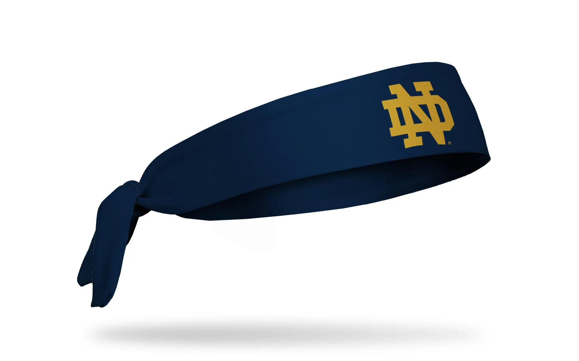 University of Notre Dame: Logo Navy Flex Tie Headband sold by JUNK Brands product image thumbnail 2