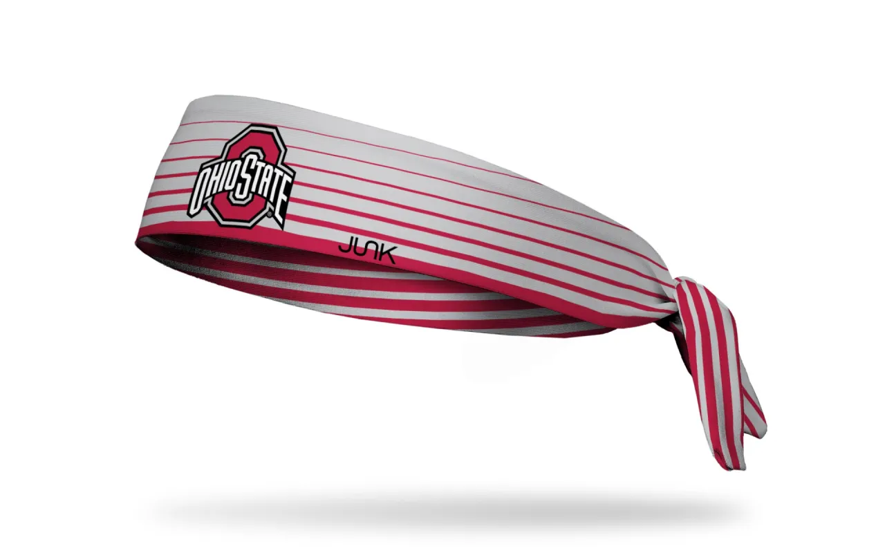 Ohio State: Gradient Stripe Flex Tie Headband sold by JUNK Brands