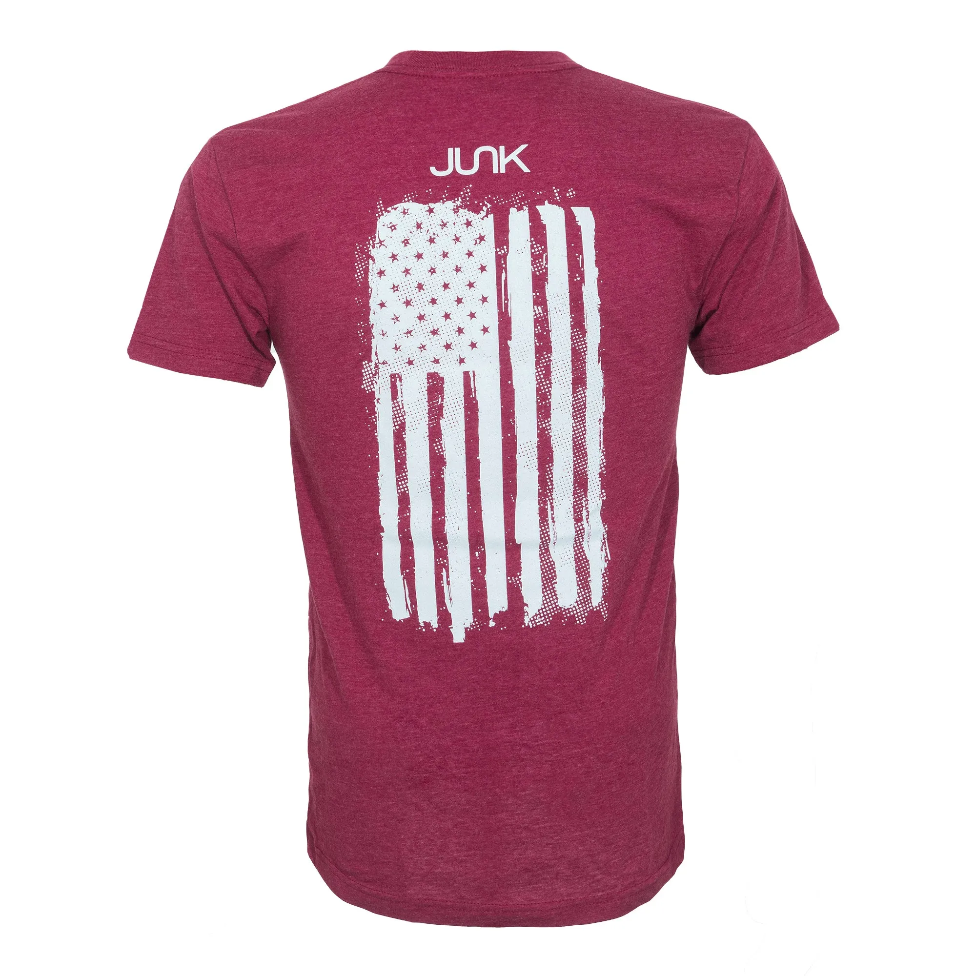 JUNK 60/40 Cardinal American Grunge Tee sold by JUNK Brands