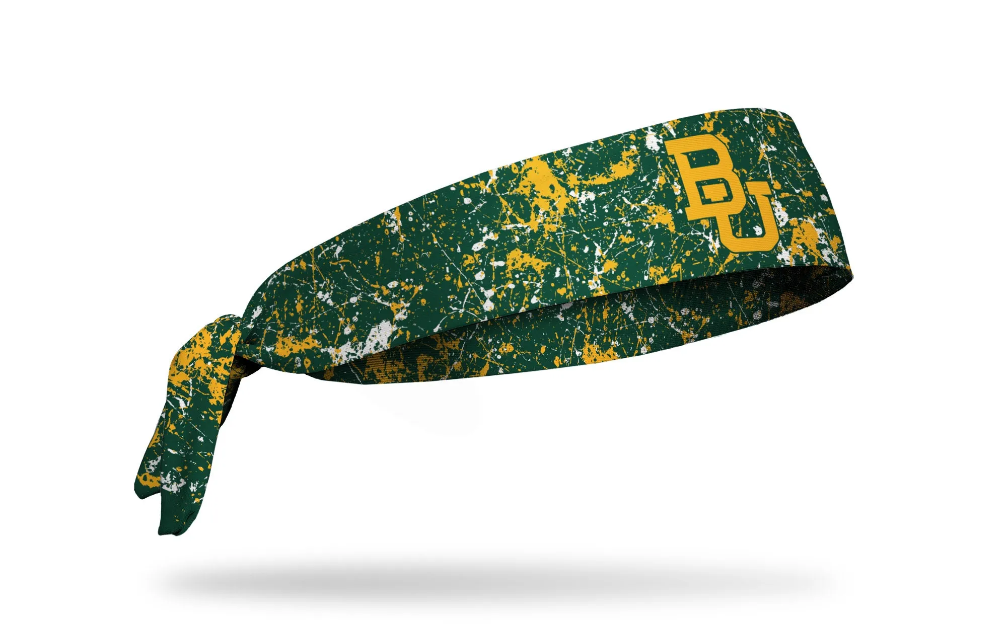 Baylor University: Splatter Green Flex Tie Headband sold by JUNK Brands product image thumbnail 2