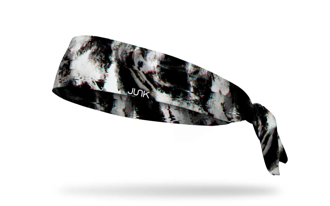 Arctic Glitch Flex Tie Headband sold by JUNK Brands