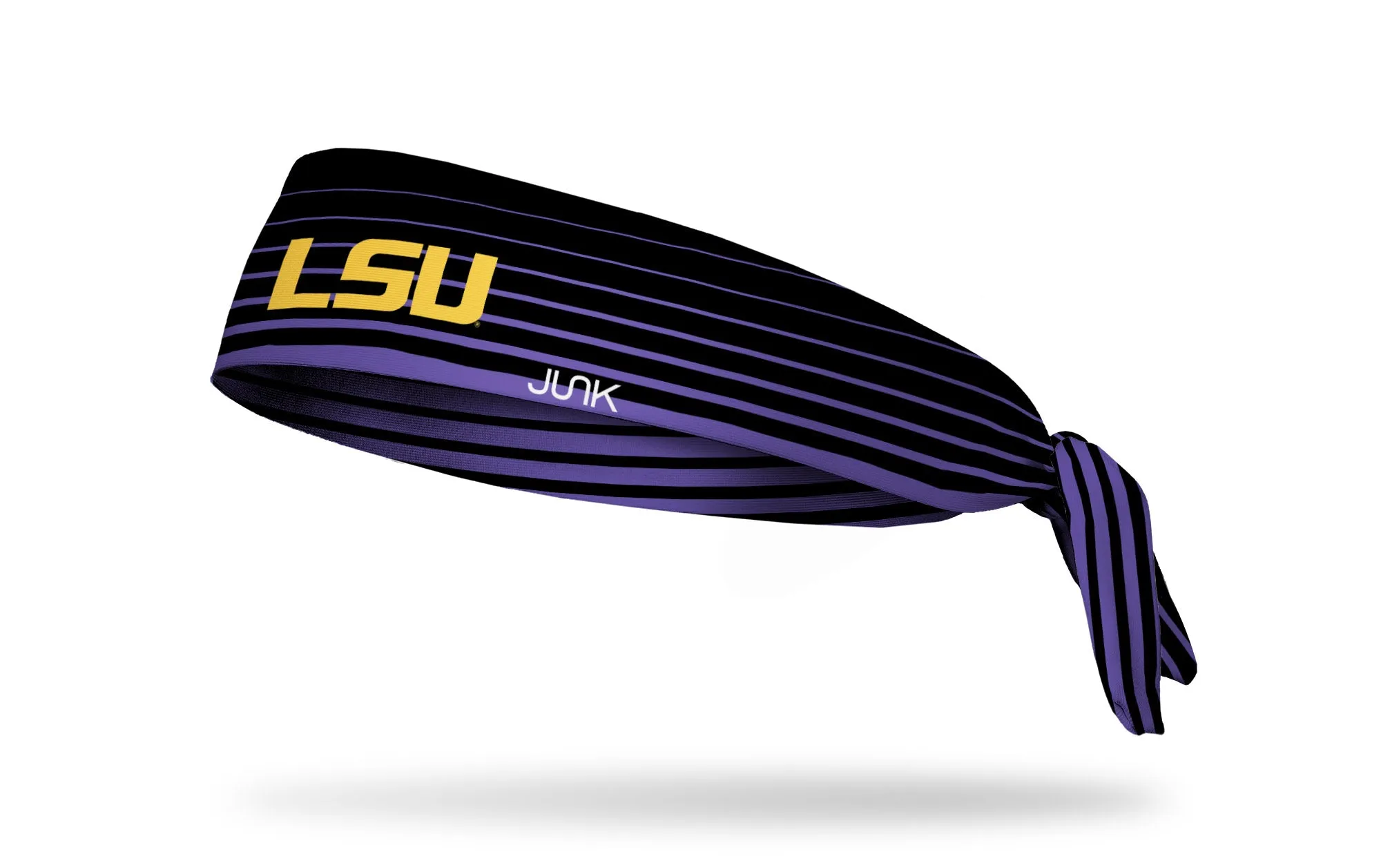 Louisiana State University: Gradient Stripe Flex Tie Headband sold by JUNK Brands product image thumbnail 4