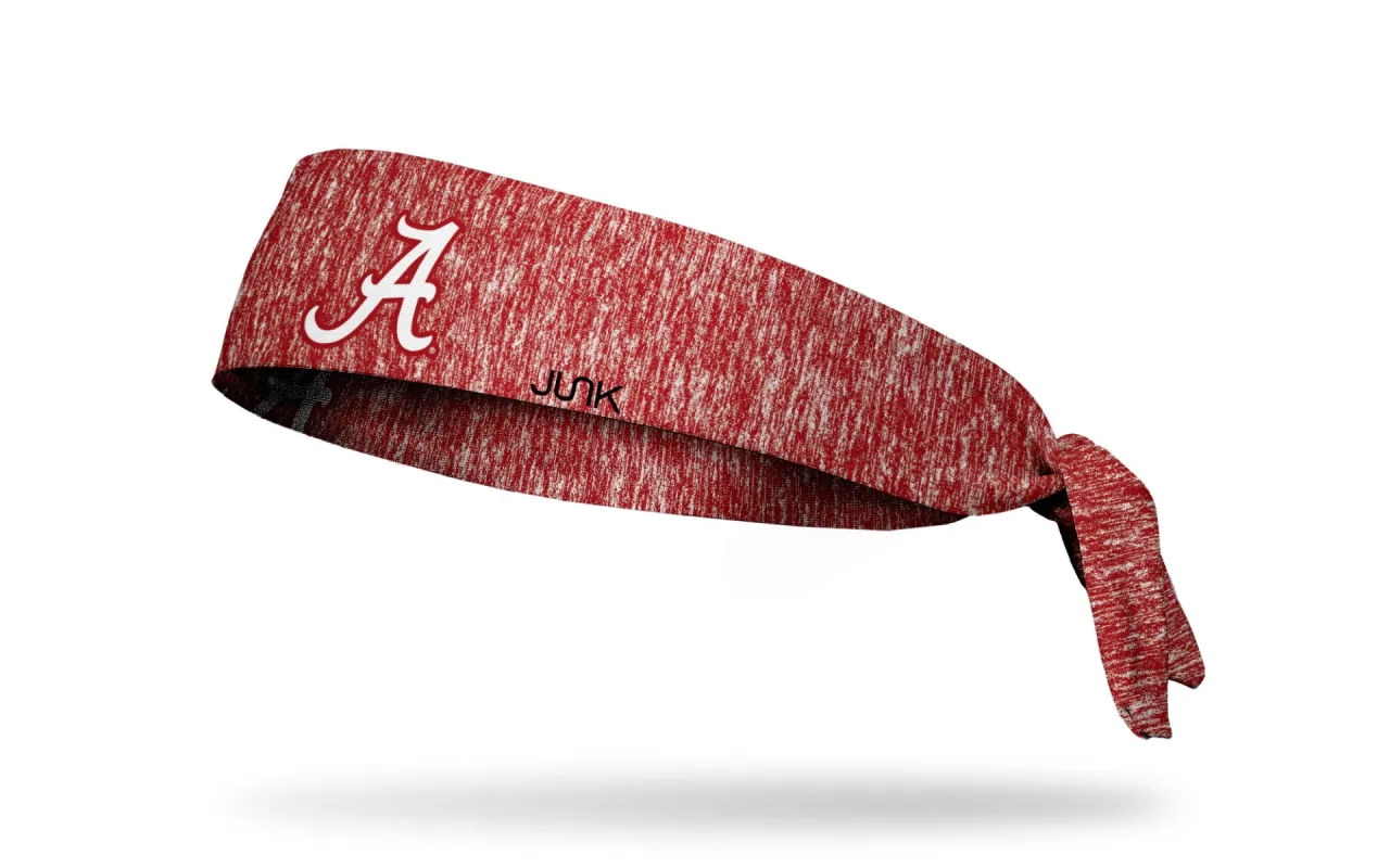 University of Alabama: Crimson Static Logo Flex Tie Headband sold by JUNK Brands