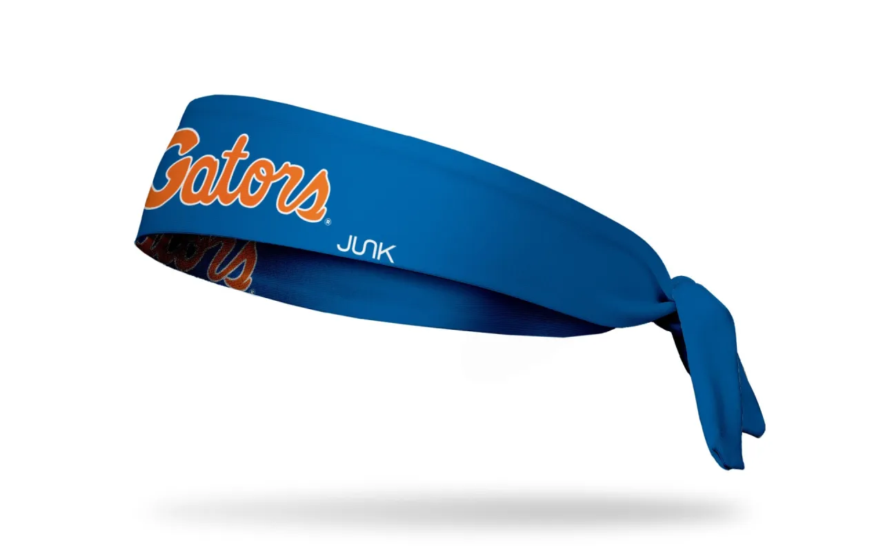 University of Florida: Gators Royal Flex Tie Headband sold by JUNK Brands
