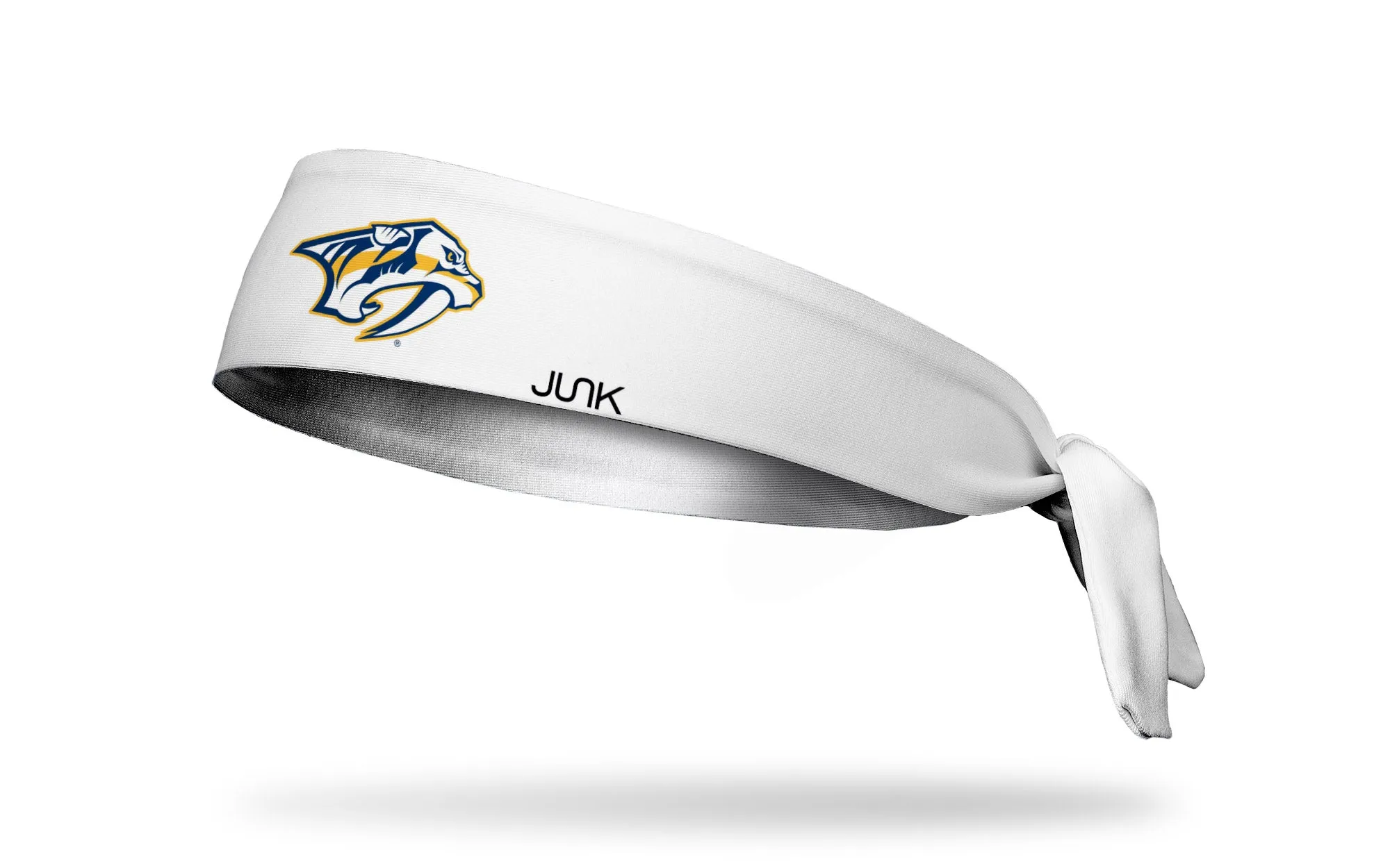 Nashville Predators: Logo White Tie Headband sold by JUNK Brands