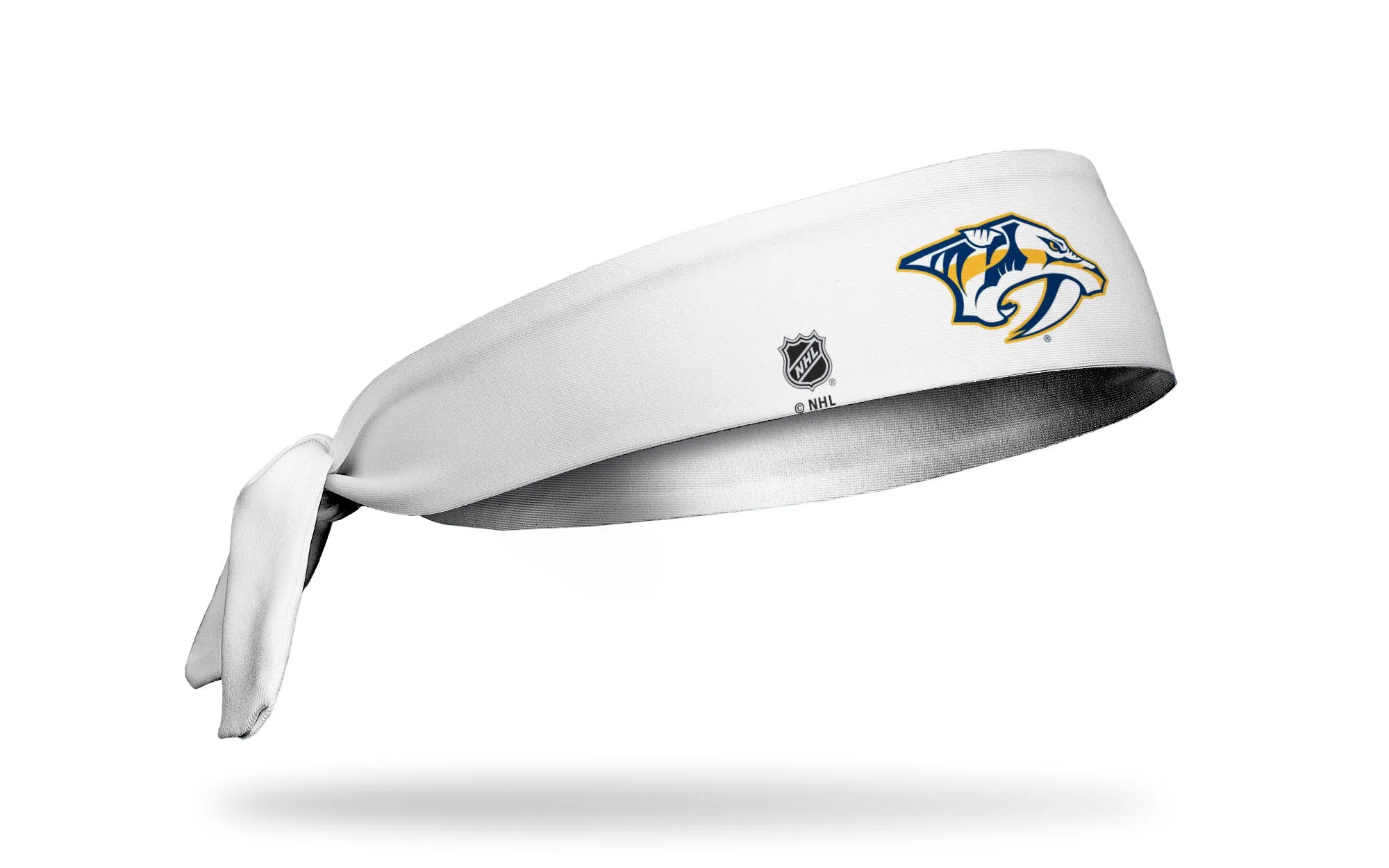 Nashville Predators: Logo White Tie Headband sold by JUNK Brands product image thumbnail 2