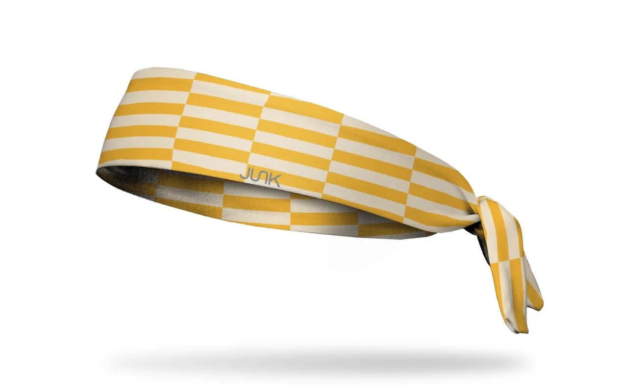 Hello Sunshine Tie Headband sold by JUNK Brands